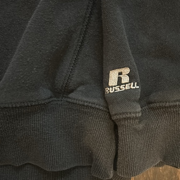 Gray, Black Vintage Baggy Skater Russel Athletics Crewneck - Picture 3 of 3
